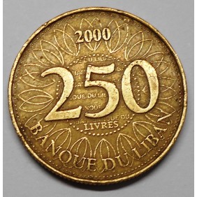 LEBANON 250 Livres 2000