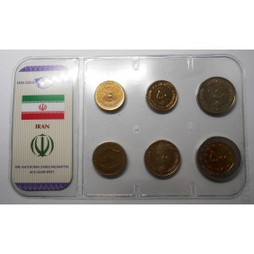 IRAN Set 4 Coins 1979/80