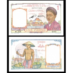 FRENCH INDOCHINA 1 Piastre...