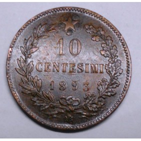 10 Centesimi 1893 BI