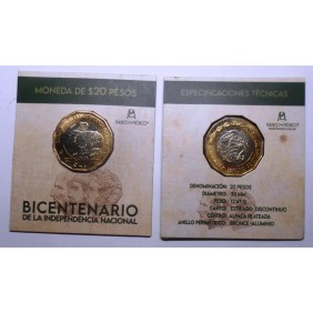 MEXICO 20 Pesos 2021...