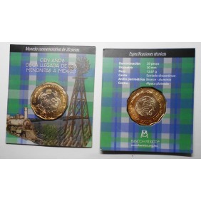 MEXICO 20 Pesos 2022...