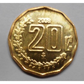 MEXICO 20 Centavos 2008