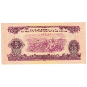 VIET NAM SOUTH 5 Dong 1963