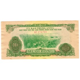 VIET NAM SOUTH 10 Dong 1963