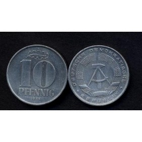 DDR 10 Pfennig 1963
