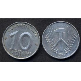 DDR 10 Pfennig 1953 A