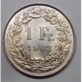 SWITZERLAND 1 Franc 1963 AG