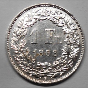 SWITZERLAND 1 Franc 1966 AG