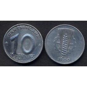DDR 10 Pfennig 1950 A