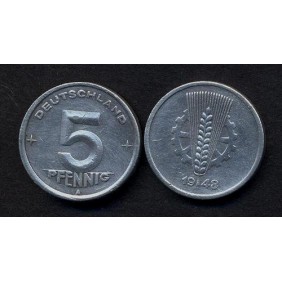 DDR 5 Pfennig 1948 A