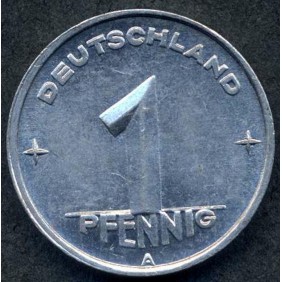 DDR 1 Pfennig 1950 A