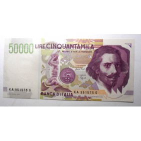 50.000 Lire Bernini 2° Tipo...