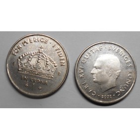 SWEDEN 1 Krona 2002 Carl...