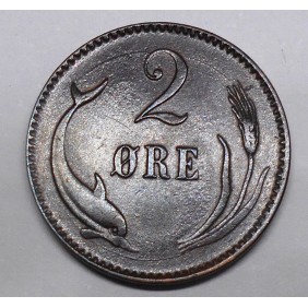 DENMARK 2 Ore 1880