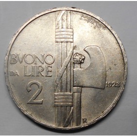 BUONO 2 Lire 1923