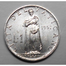 VATICANO 1 Lira 1957