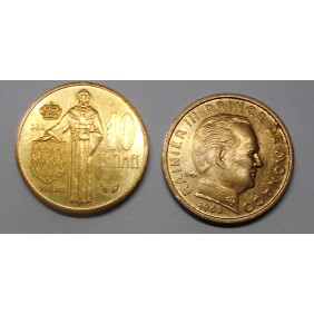 MONACO 10 Centimes 1962...