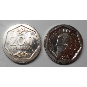 SPAIN 200 Pesetas 1986 Juan...