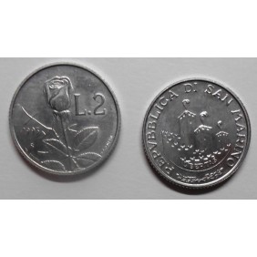 SAN MARINO 2 Lire 1993...