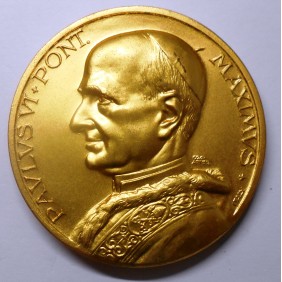 MEDAGLIA PAOLO VI Madonna...