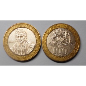 CHILE 100 Pesos 2010 Mapuche