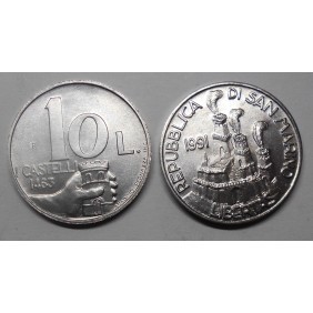 SAN MARINO 10 Lire 1991