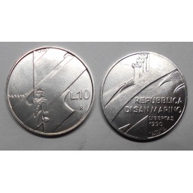 SAN MARINO 10 Lire 1990 La...