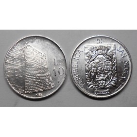 SAN MARINO 10 Lire 1988