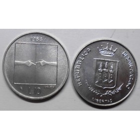 SAN MARINO 10 Lire 1983...