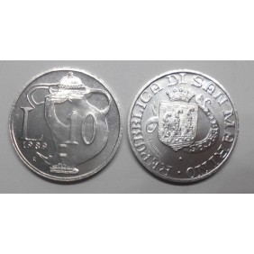 SAN MARINO 10 Lire 1989