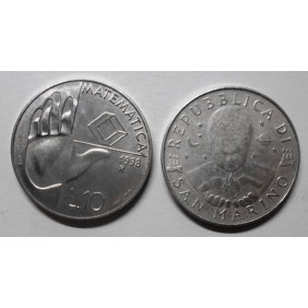 SAN MARINO 10 Lire 1998 La...