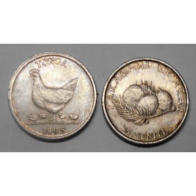 TONGA 5 Seniti 1995 World...