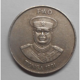 TONGA 20 Seniti 1991 FAO