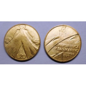 SAN MARINO 20 Lire 1990