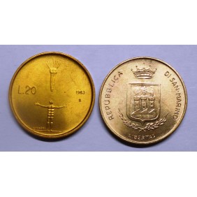 SAN MARINO 20 Lire 1983 La...