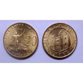 SAN MARINO 20 Lire 1992