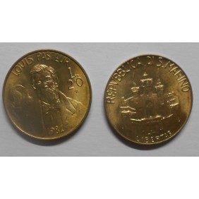 SAN MARINO 20 Lire 1984...