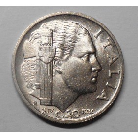 20 Centesimi IMPERO 1936