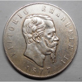 5 Lire 1877 AG