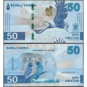 ZAMBIA 50 Kwacha 2024 (2025)