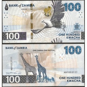 ZAMBIA 100 Kwacha 2024 (2025)