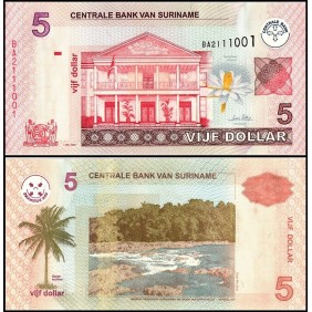 SURINAME 5 Dollars 2009