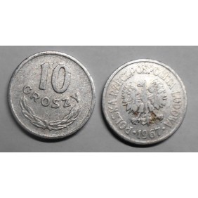 POLAND 10 Groszy 1967