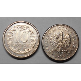 POLAND 10 Groszy 1999