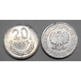 POLAND 20 Groszy 1968