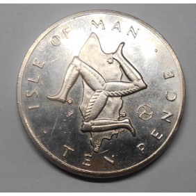 ISLE OF MAN 10 Pence 1979 AA