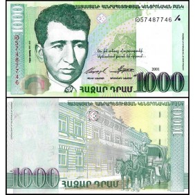 ARMENIA 1000 Dram 2001
