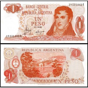ARGENTINA 1 Peso 1970 Series A