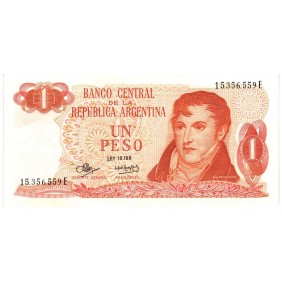 ARGENTINA 1 Peso 1970 Series E